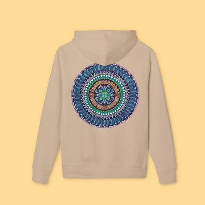 "Aquilazura Krystdala" Organic Cruiser Hoodie (Font&Back Print)