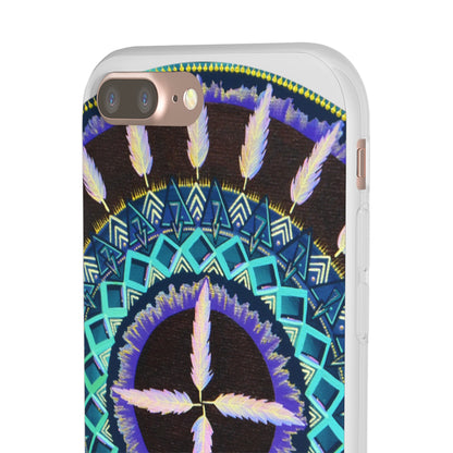 "Cuatro Vientos" Art Phone Armor (slim-fit) - Blue Flame Array Phone Case