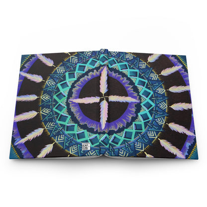 "Cuatro Vientos" Hardcover Journal - Blue Flame Array Paper products