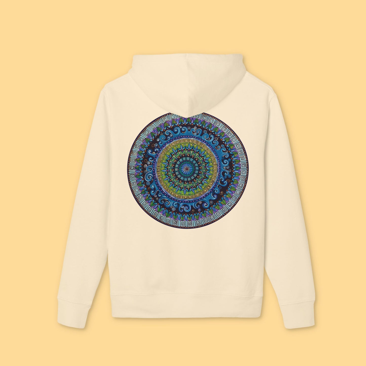 "Mandaquala" Organic Cruiser Hoodie (Font&Back Print)