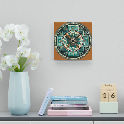 "Hojachakanazura" Cosmic Clock - Blue Flame Array Home Decor