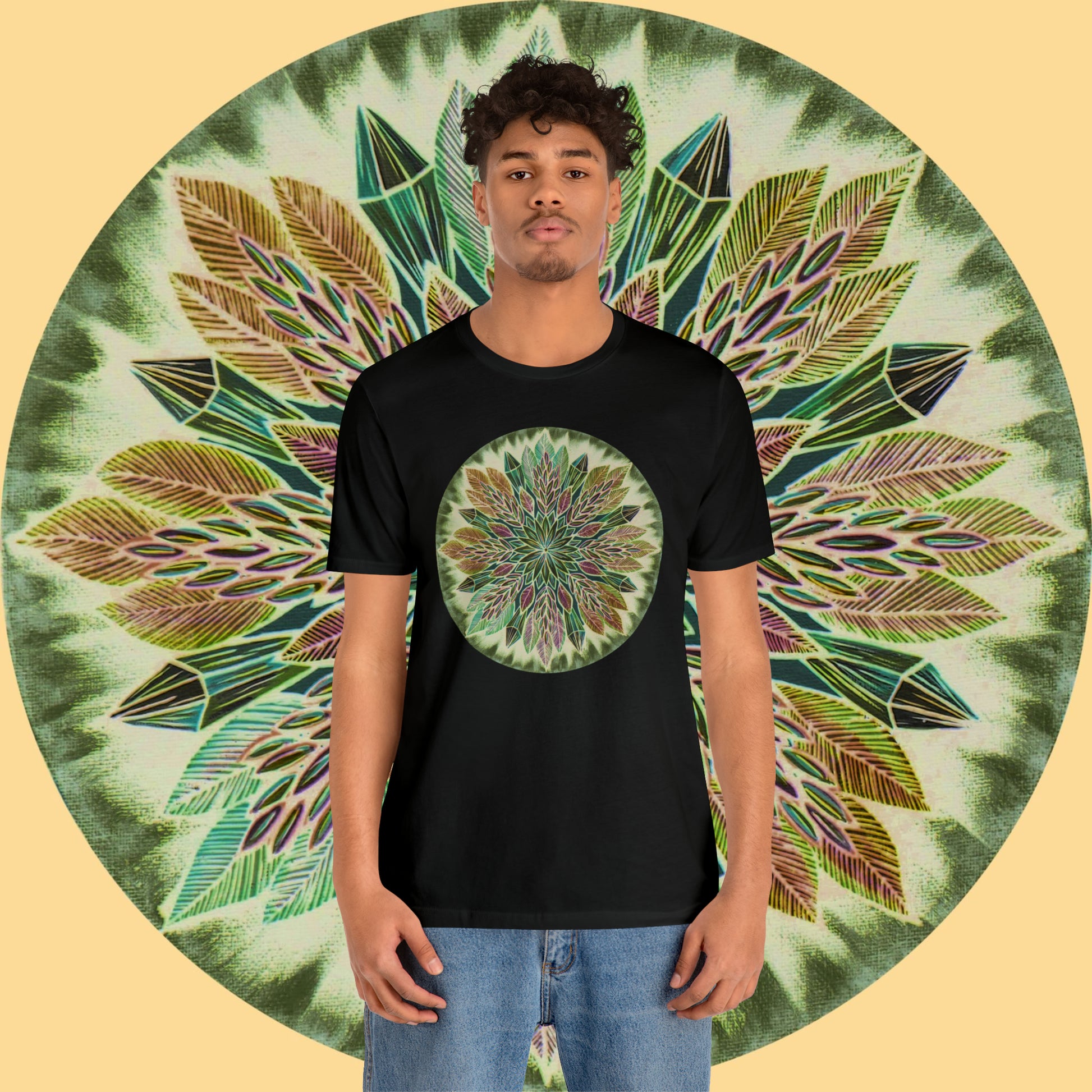 "Krystalhoja Verde" Lords & Ladies Tee - Blue Flame Array T-Shirt