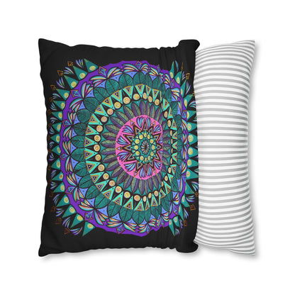 "Mandaladiosa" Dreamcatcher Pillow Cover - Blue Flame Array Home Decor