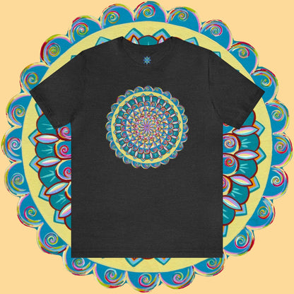 "Almandalayana" Lords & Ladies Tee - Blue Flame Array Dark Grey Heather / S T-Shirt