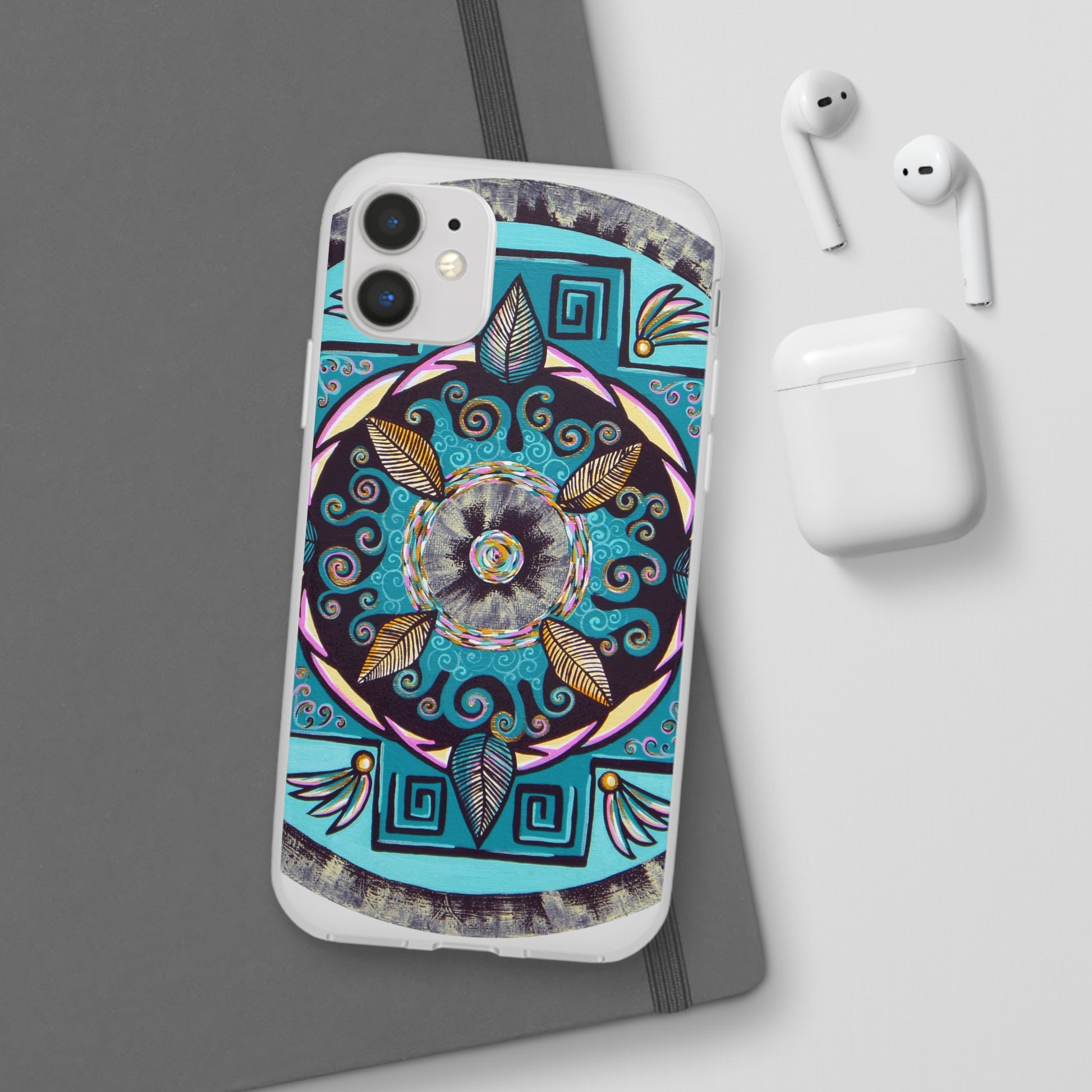 "Hojachakana" Art Phone Armor (slim-fit) - Blue Flame Array Phone Case