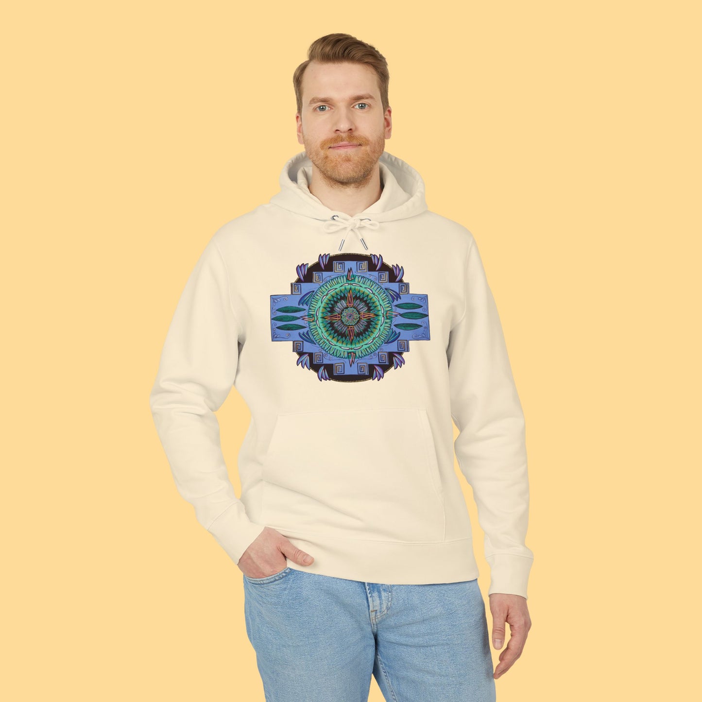 "Plumachakana" Organic Cruiser Hoodie (Font&Back Print)