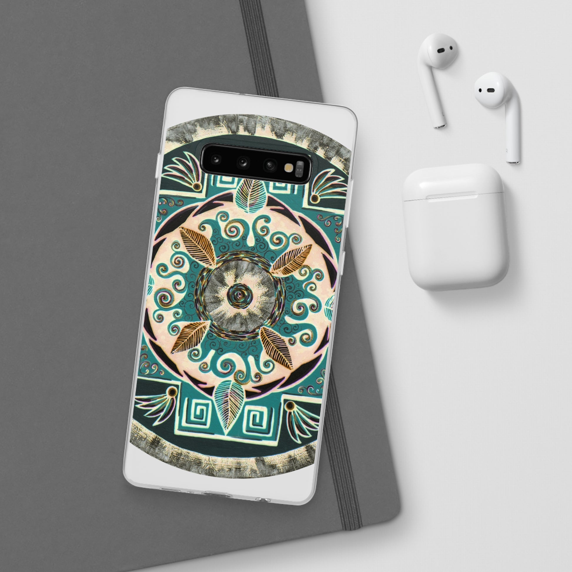 "Hojachakanazura" Art Phone Armor (slim-fit) - Blue Flame Array Phone Case