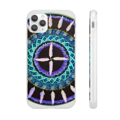 "Cuatro Vientos" Art Phone Armor (slim-fit) - Blue Flame Array iPhone 11 Pro Max with gift packaging Phone Case