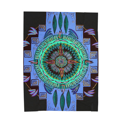 "Plumachakana" Dreamcatcher Blanket