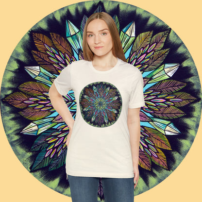 "Krystalhoja" Lords & Ladies Tee - Blue Flame Array T-Shirt