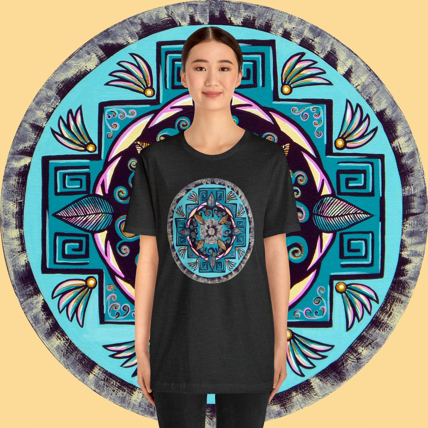 "Hojachakana" Lords & Ladies Tee - Blue Flame Array T-Shirt