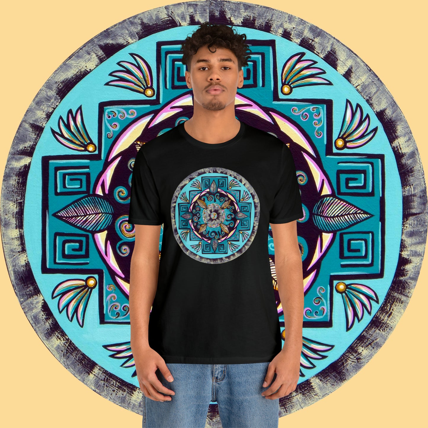 "Hojachakana" Lords & Ladies Tee - Blue Flame Array T-Shirt