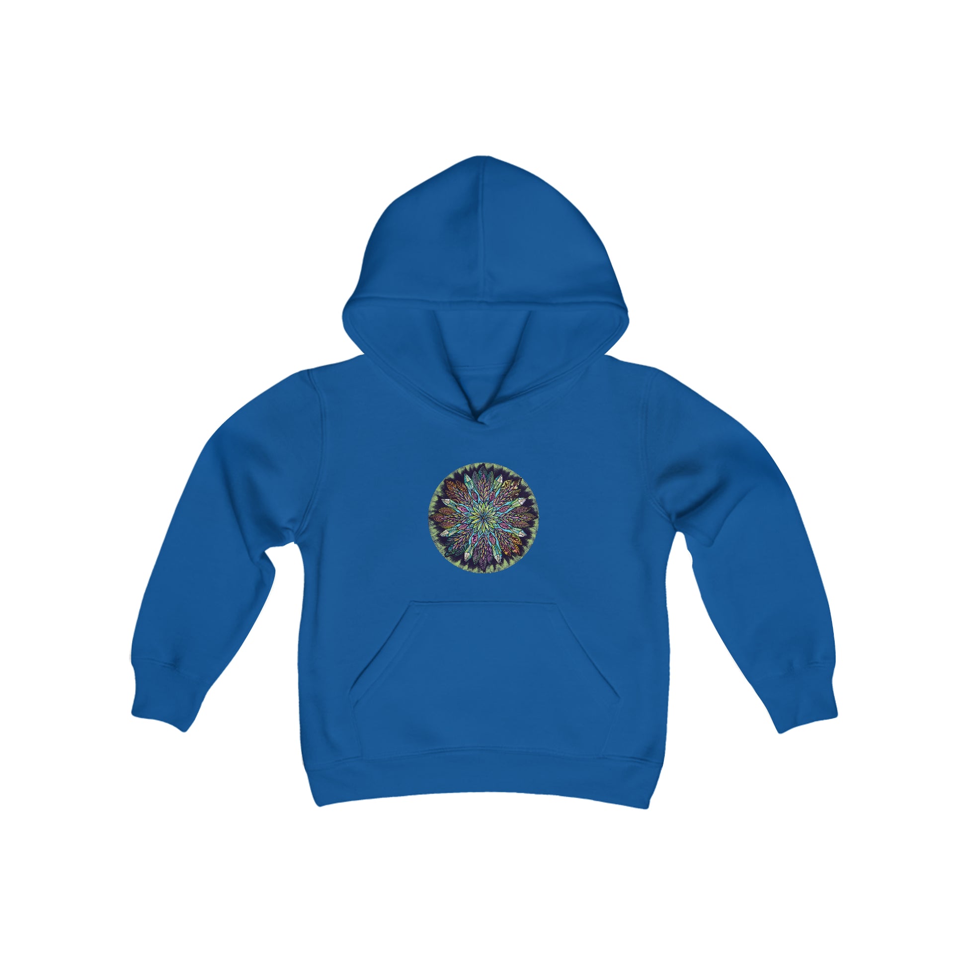 "Krystalhoja" Lads & Lasses Hoodie - Blue Flame Array Royal / S Kids clothes