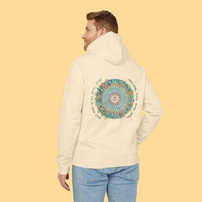 "Mandalavida" Organic Cruiser Hoodie (Font&Back Print)