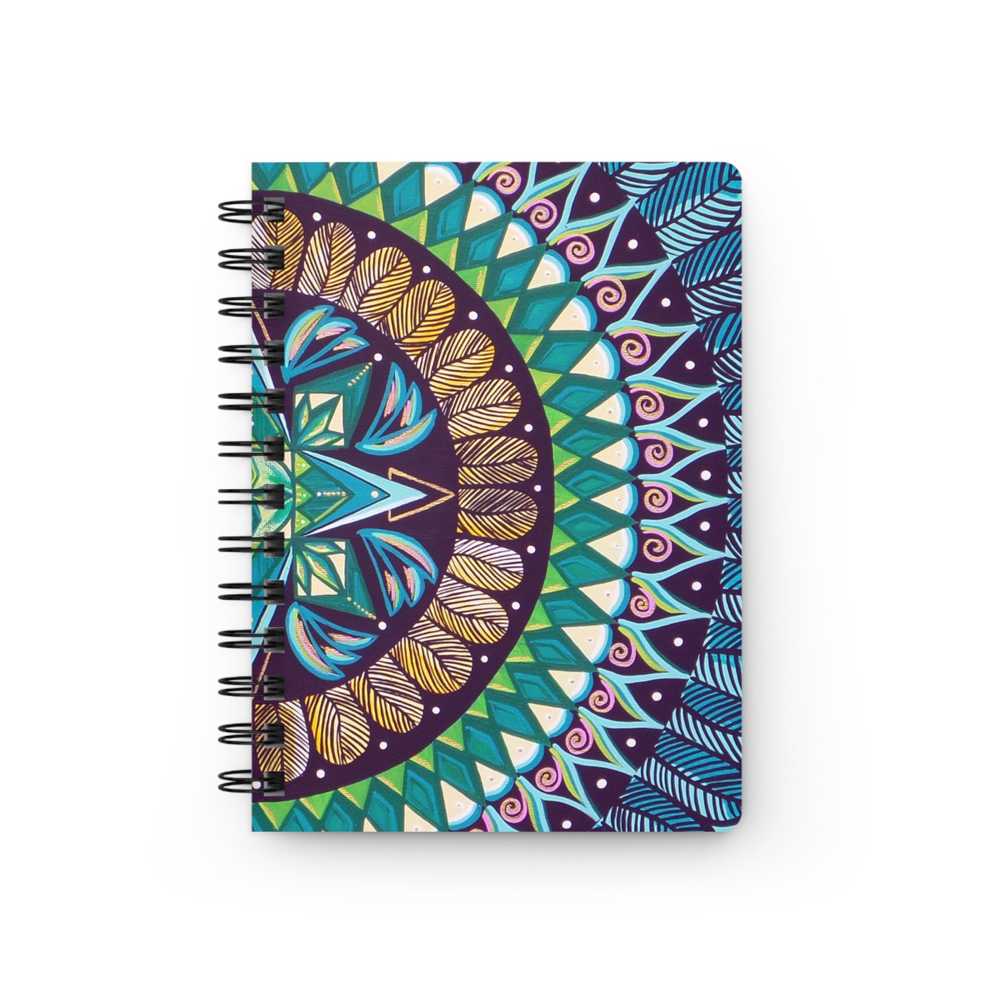 "AquilazurA Kryst'dala" Spiral Bound Journal - Blue Flame Array Paper products