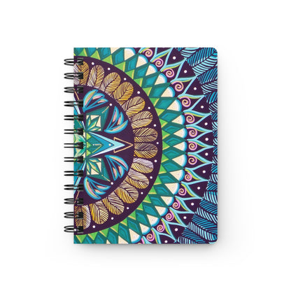 "AquilazurA Kryst'dala" Spiral Bound Journal - Blue Flame Array Paper products