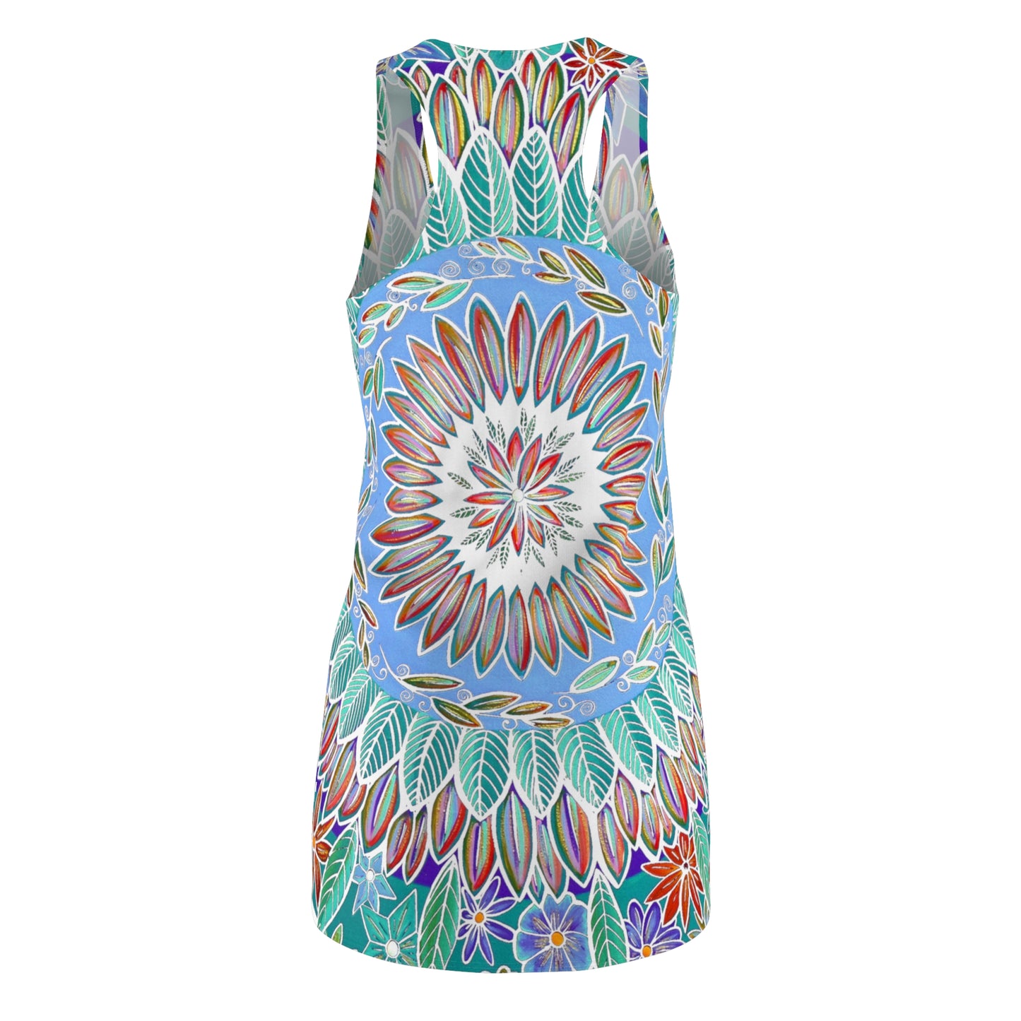 "Mandalavida Blanka" Ladies Racerback Dress