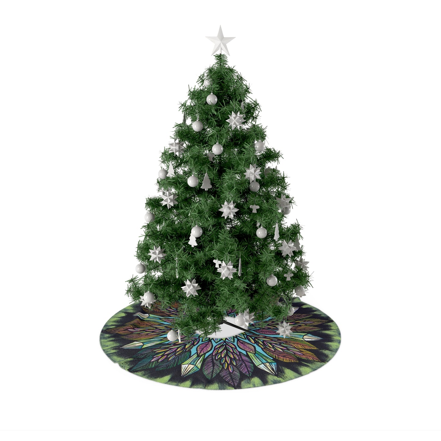 "Krystalhoja" Christmas Tree Skirt