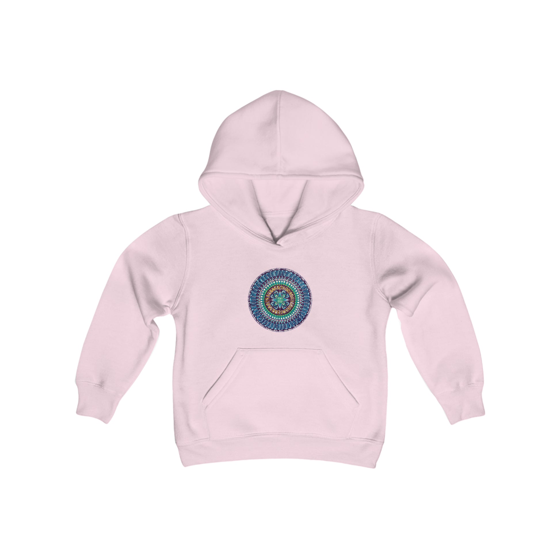 "AquilazurA Kryst'dala" Lads & Lasses Hoodie - Blue Flame Array Light Pink / XS Kids clothes