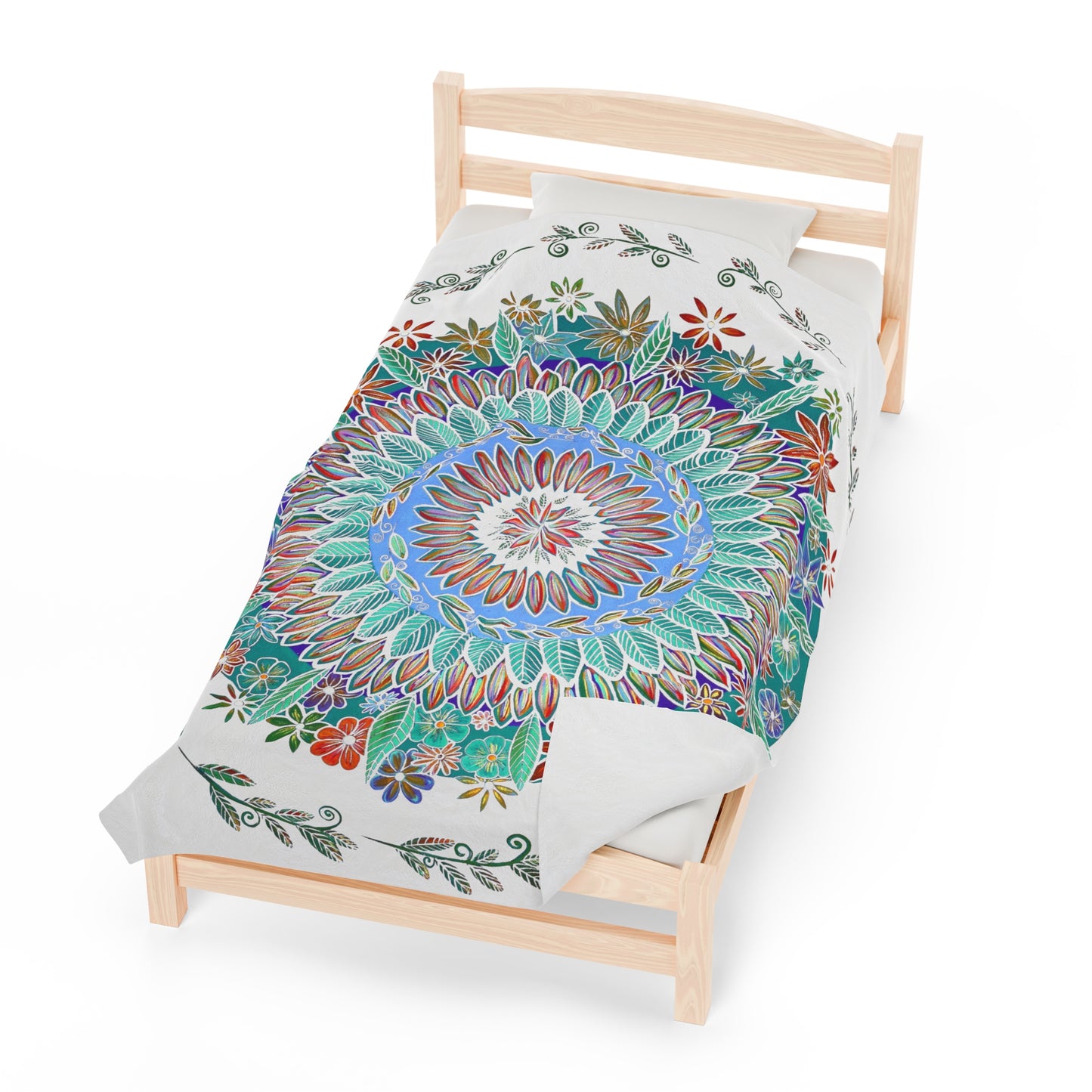 "Mandalavida Blanka" Dreamcatcher Blanket