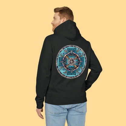 "Hojachakana" Organic Cruiser Hoodie (Font&Back Print)