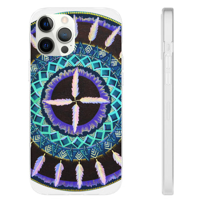 "Cuatro Vientos" Art Phone Armor (slim-fit) - Blue Flame Array iPhone 12 Pro Max with gift packaging Phone Case