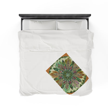 "Krystalhoja Verde" Dreamcatcher Blanket - Blue Flame Array All Over Prints