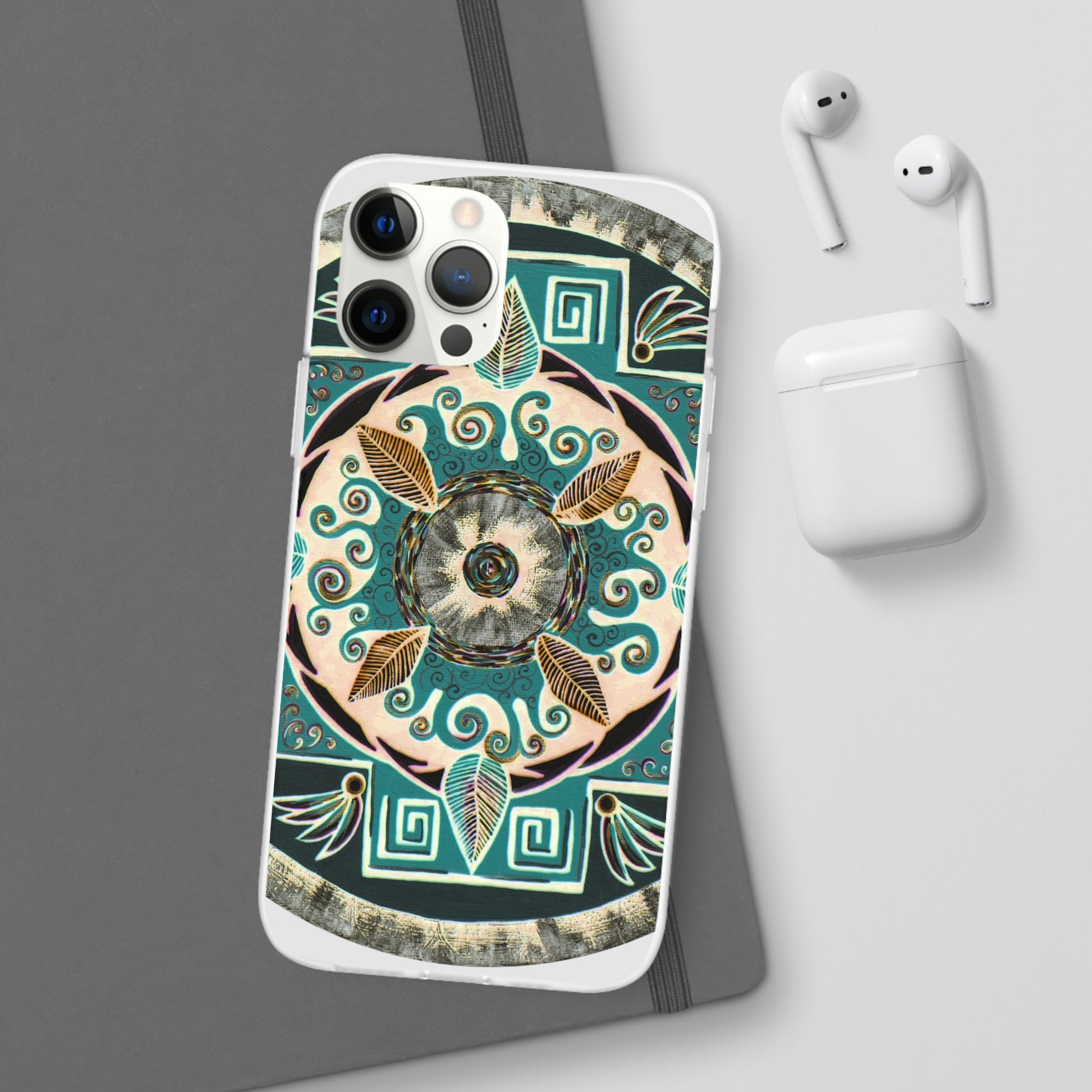 "Hojachakanazura" Art Phone Armor (slim-fit) - Blue Flame Array Phone Case