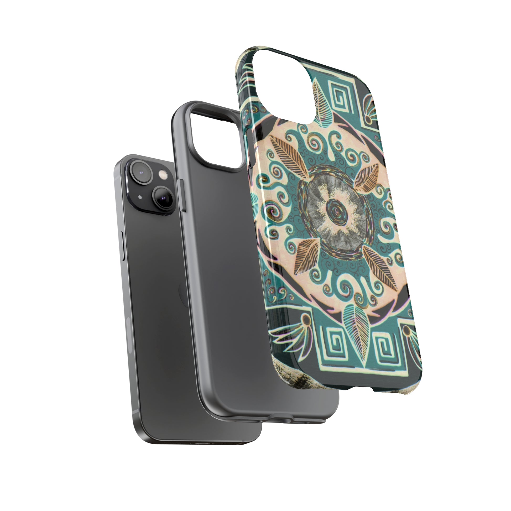 "Hojachakanazura" Art Phone Armor - Blue Flame Array Phone Case