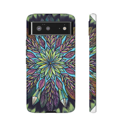 "Krystalhoja" Art Phone Armor - Blue Flame Array Google Pixel 6 / Matte Phone Case