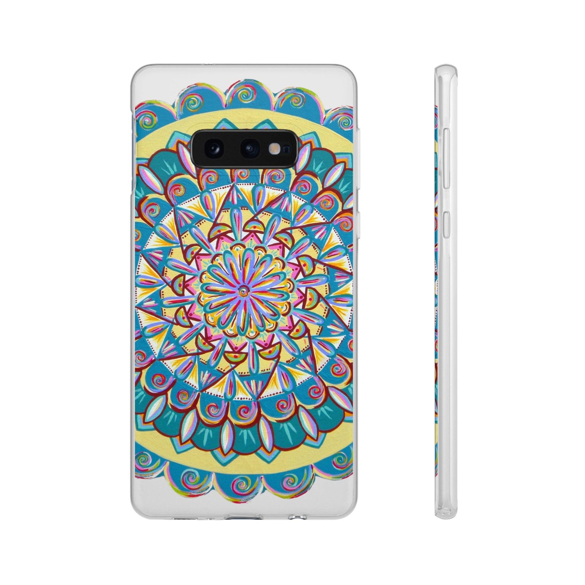 "Almandalayana" Art Phone Armor (slim-fit) - Blue Flame Array Samsung Galaxy S10E with gift packaging Phone Case