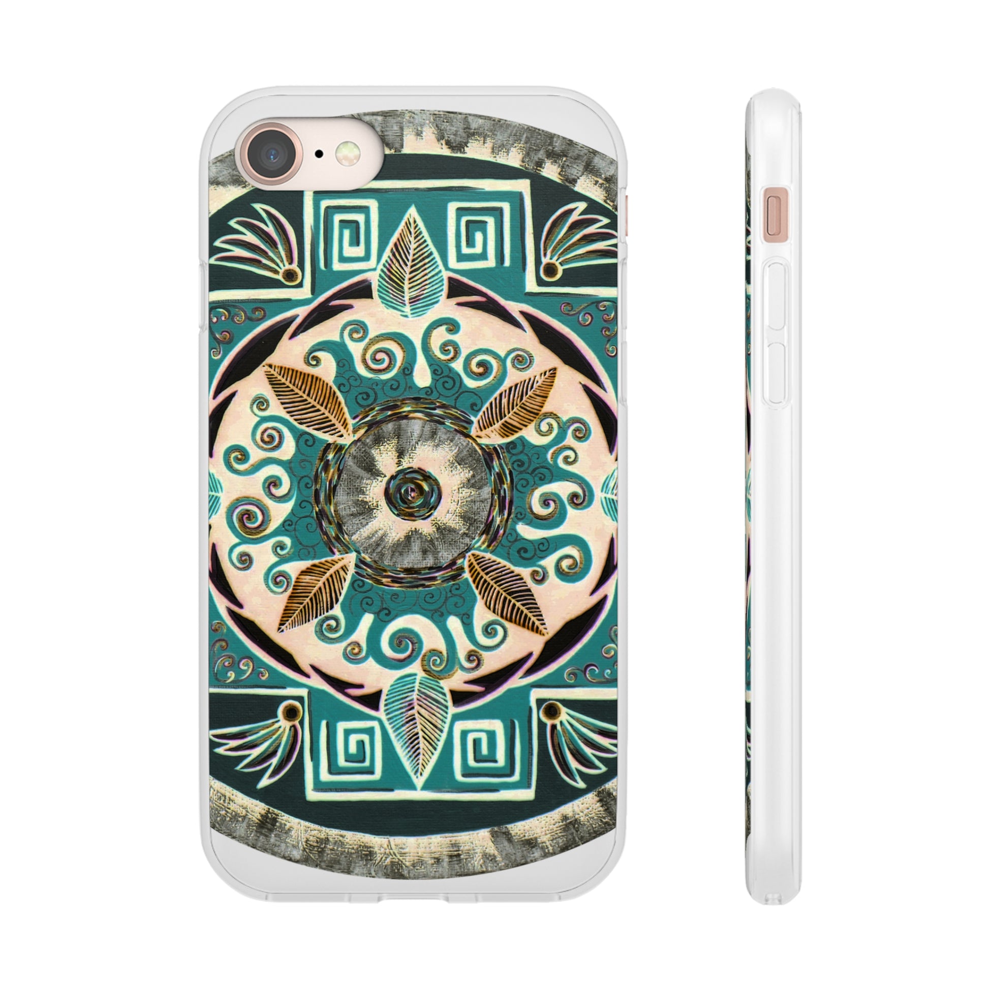 "Hojachakanazura" Art Phone Armor (slim-fit) - Blue Flame Array iPhone 8 with gift packaging Phone Case