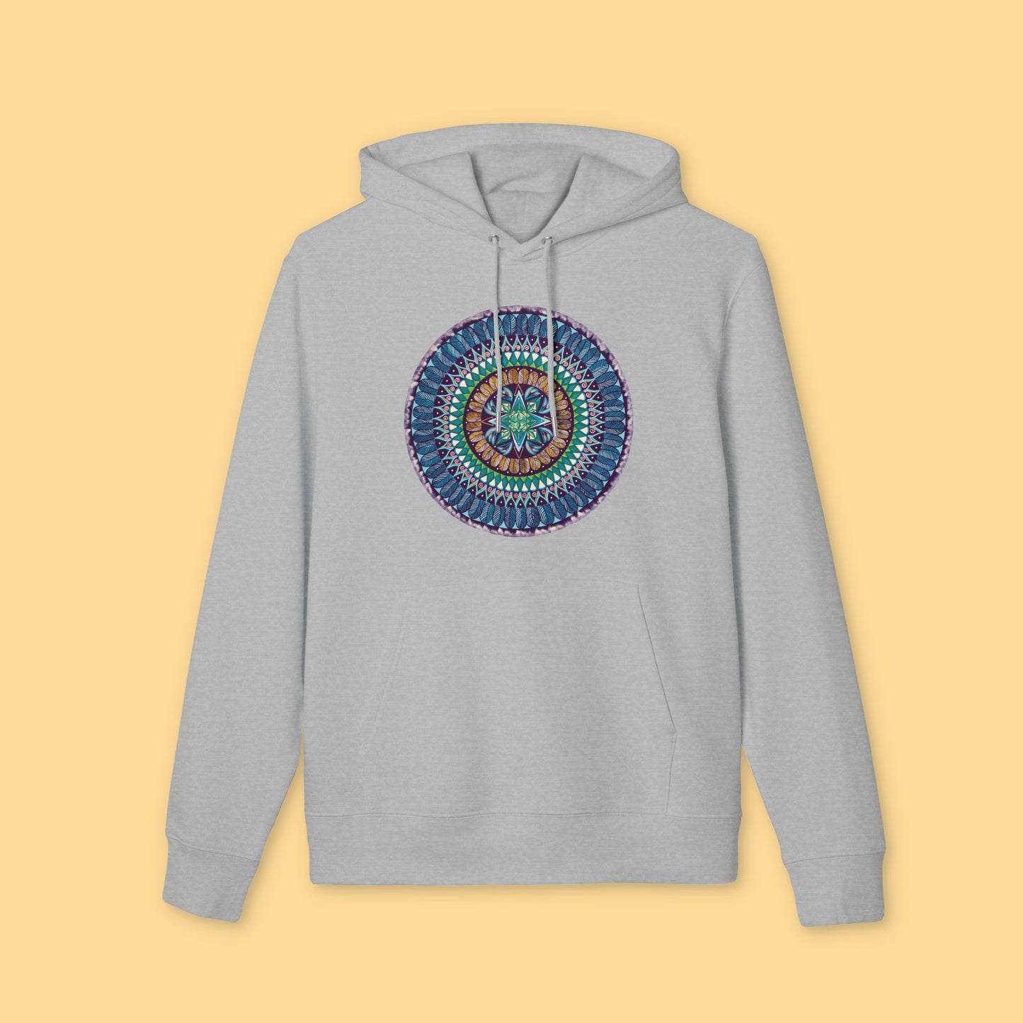 "Aquilazura Krystdala" Organic Cruiser Hoodie (Font&Back Print)