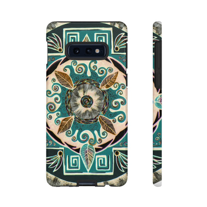 "Hojachakanazura" Art Phone Armor - Blue Flame Array Samsung Galaxy S10E / Glossy Phone Case