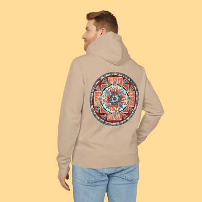 "Rojachakana" Organic Cruiser Hoodie (Font&Back Print)