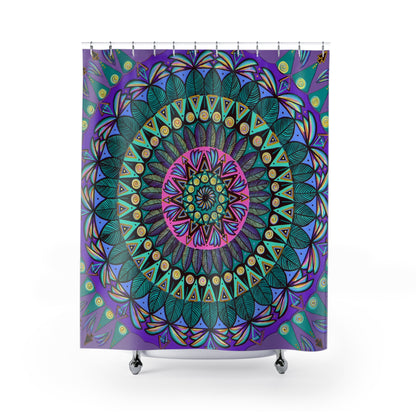 "Mandaladiosa" Shower Curtains