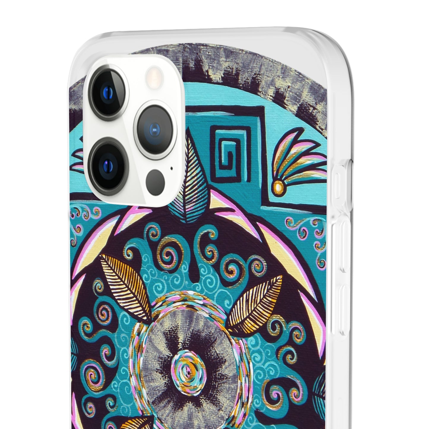 "Hojachakana" Art Phone Armor (slim-fit) - Blue Flame Array Phone Case