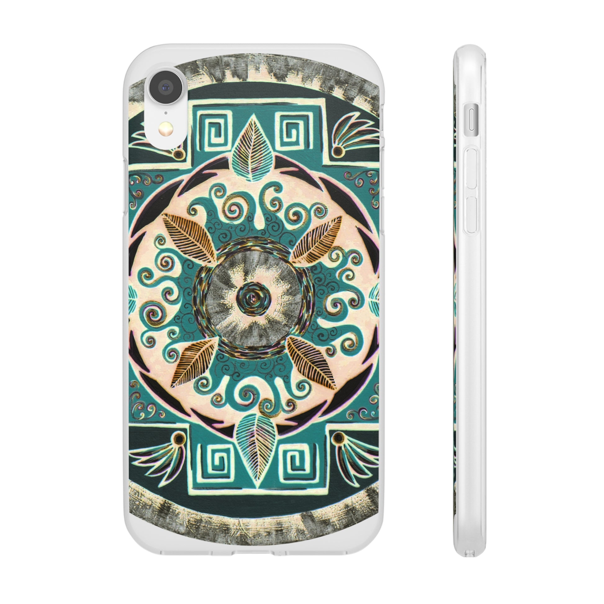 "Hojachakanazura" Art Phone Armor (slim-fit) - Blue Flame Array iPhone XR Phone Case