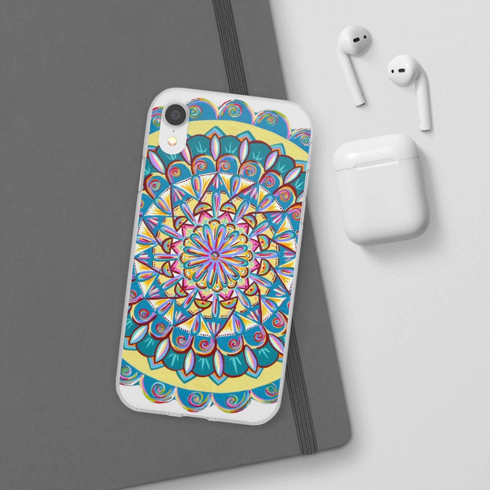 "Almandalayana" Art Phone Armor (slim-fit) - Blue Flame Array Phone Case