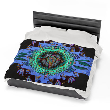 "Plumachakana" Dreamcatcher Blanket