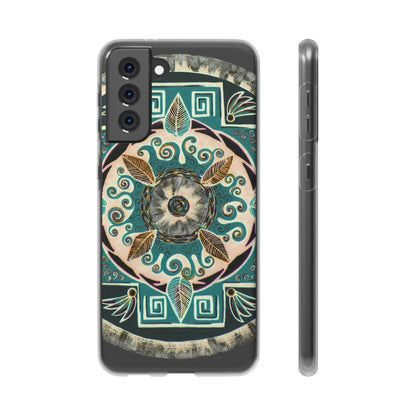 "Hojachakanazura" Art Phone Armor (slim-fit) - Blue Flame Array Samsung Galaxy S21 Plus Phone Case