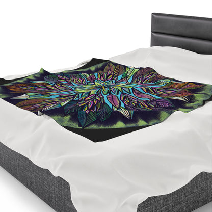 "Krystalhoja" Dreamcatcher Blanket - Blue Flame Array All Over Prints