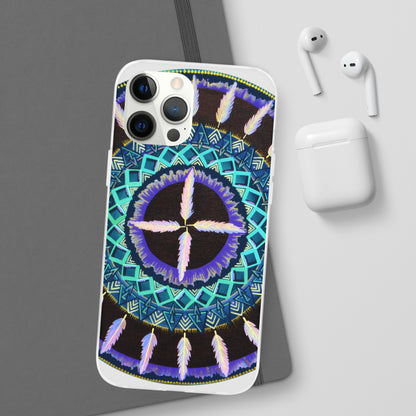 "Cuatro Vientos" Art Phone Armor (slim-fit) - Blue Flame Array Phone Case