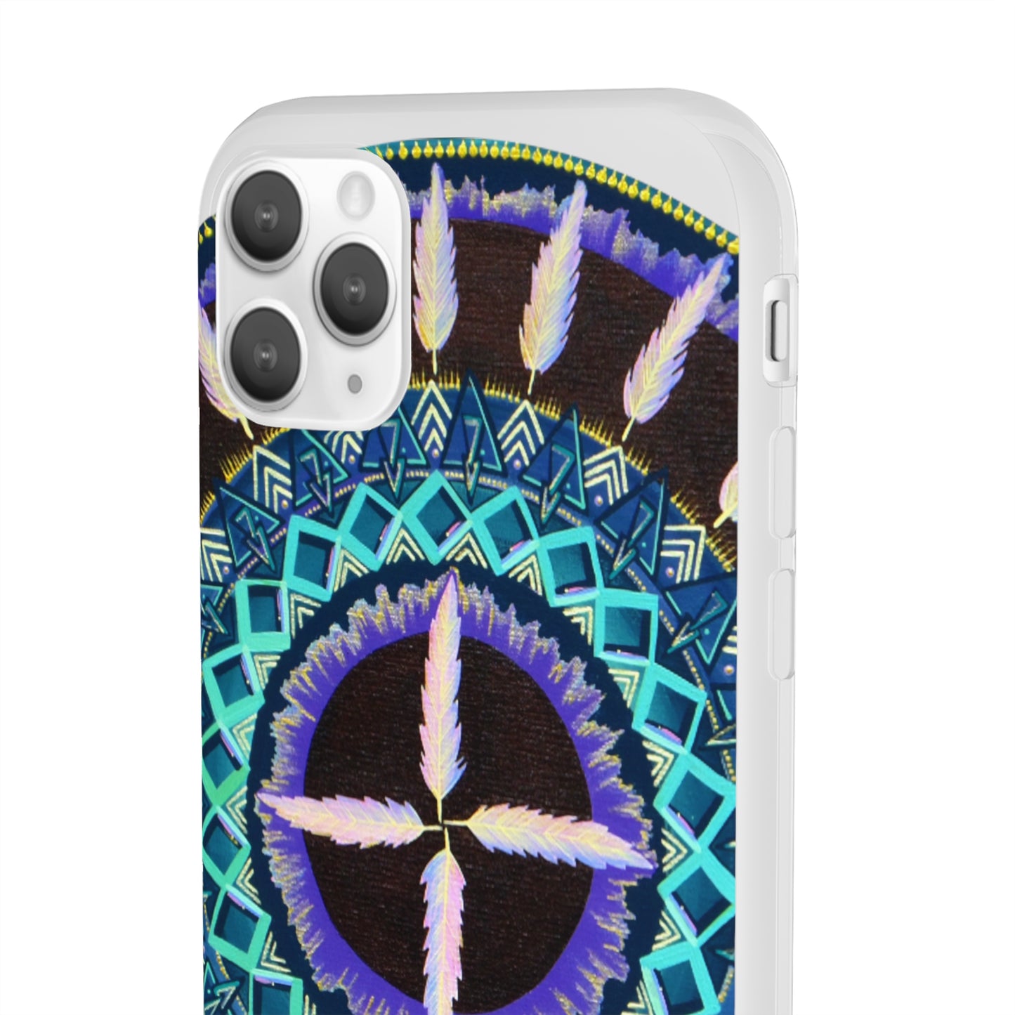 "Cuatro Vientos" Art Phone Armor (slim-fit) - Blue Flame Array Phone Case