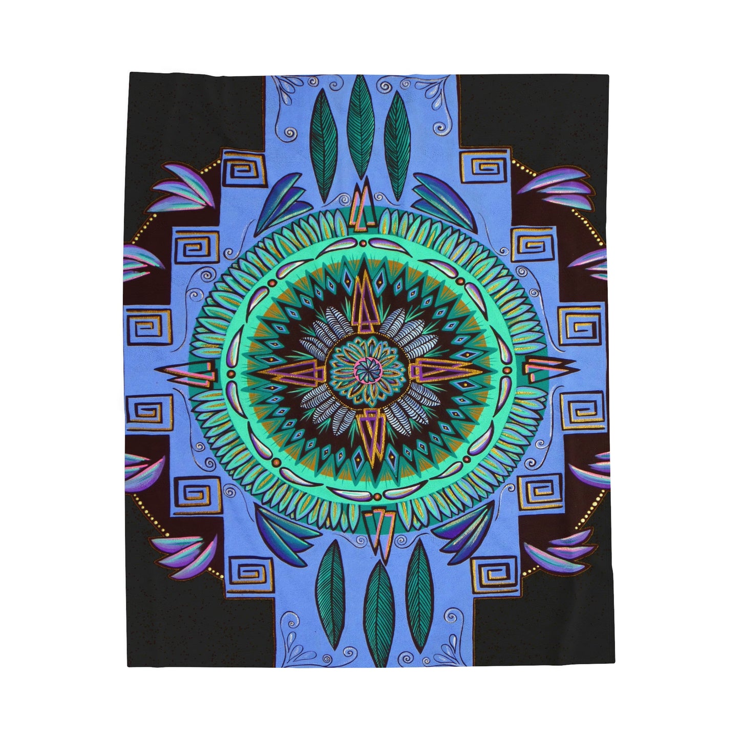 "Plumachakana" Dreamcatcher Blanket