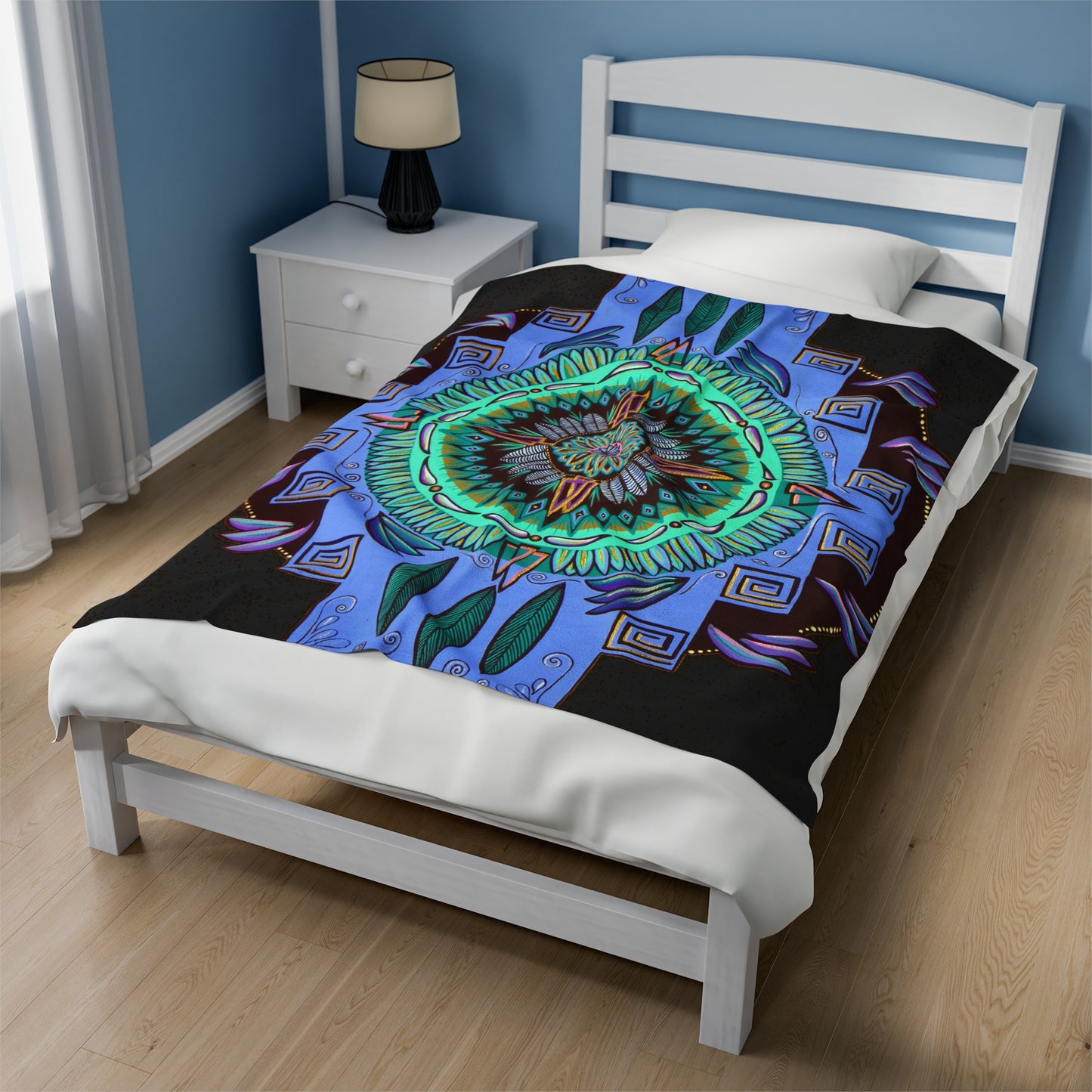 "Plumachakana" Dreamcatcher Blanket