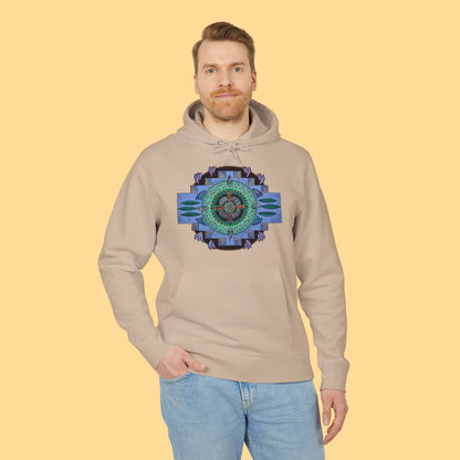 "Plumachakana" Organic Cruiser Hoodie (Font&Back Print)