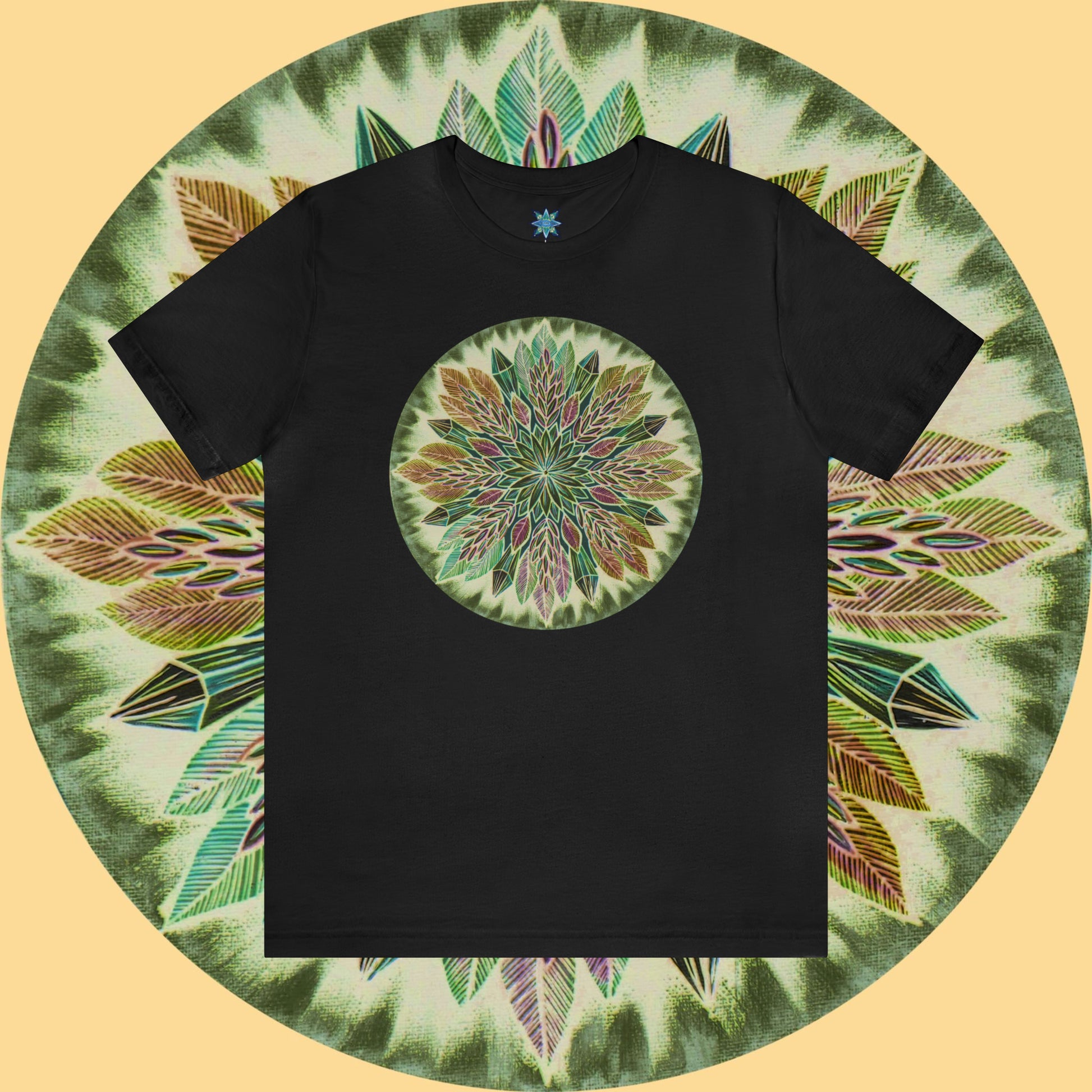 "Krystalhoja Verde" Lords & Ladies Tee - Blue Flame Array Black / S T-Shirt