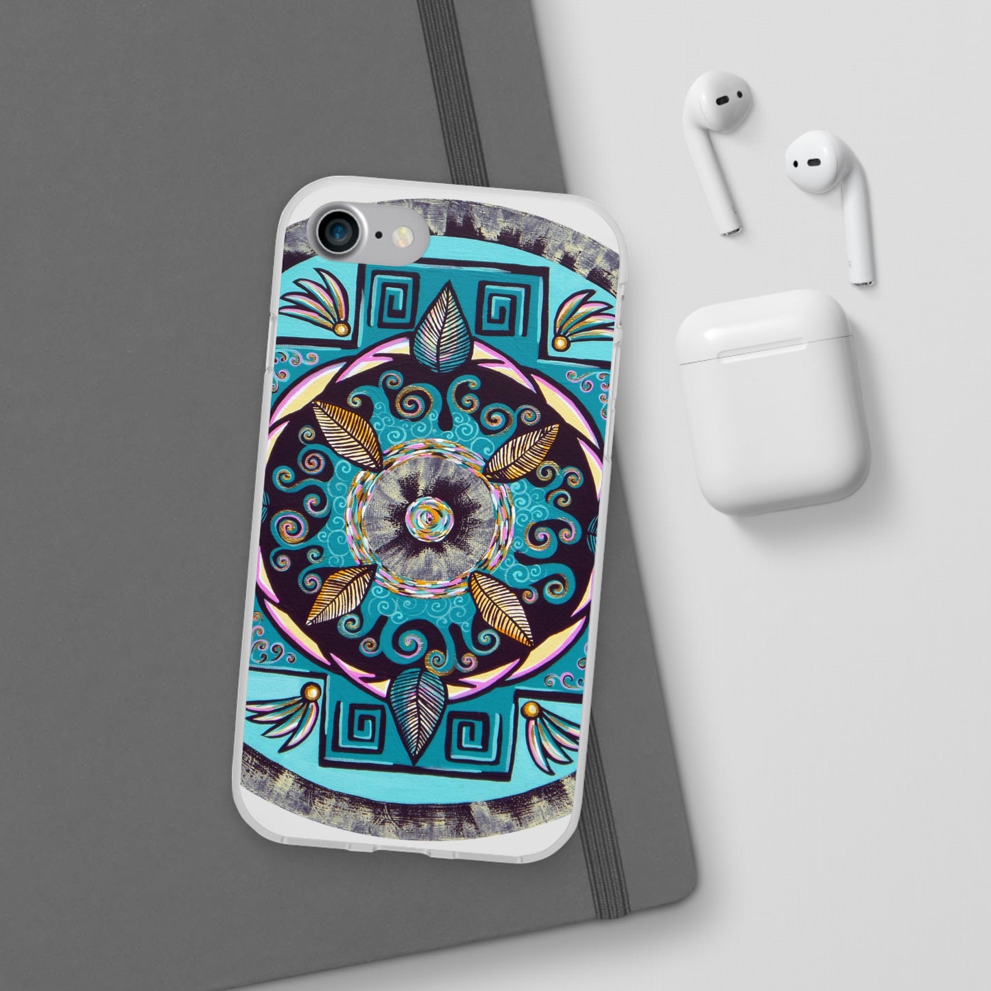 "Hojachakana" Art Phone Armor (slim-fit) - Blue Flame Array Phone Case