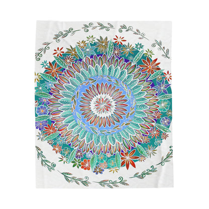 "Mandalavida Blanka" Dreamcatcher Blanket